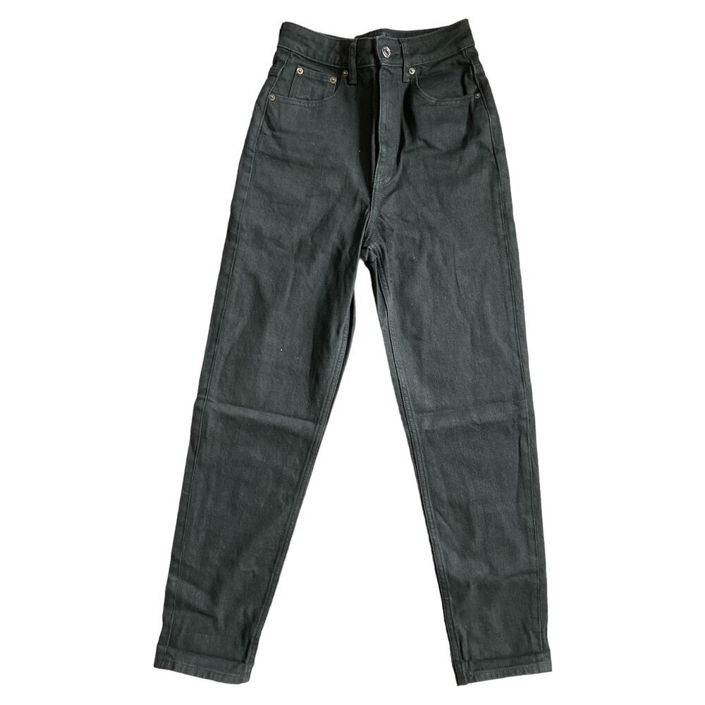 Asos Design Clean Black Slim Mom Jeans, W26L30